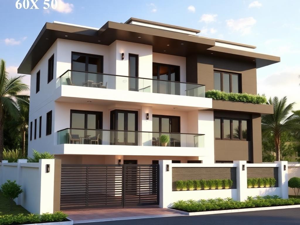60 x 50 House Designs